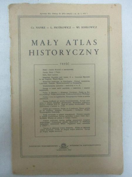 Nanke Cz. - Mały atlas historyczny