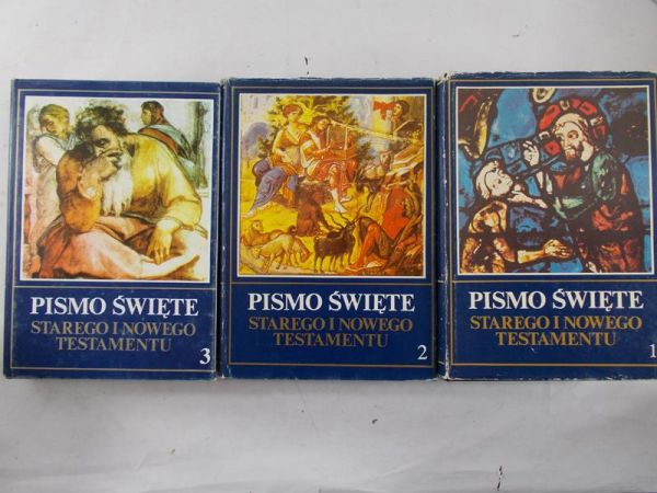 Pismo Święte Starego i Nowego Testamentu, tom I-III