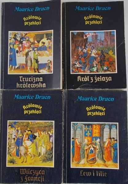 Druon Maurice - Królowie przeklęci, zestaw 4 książek