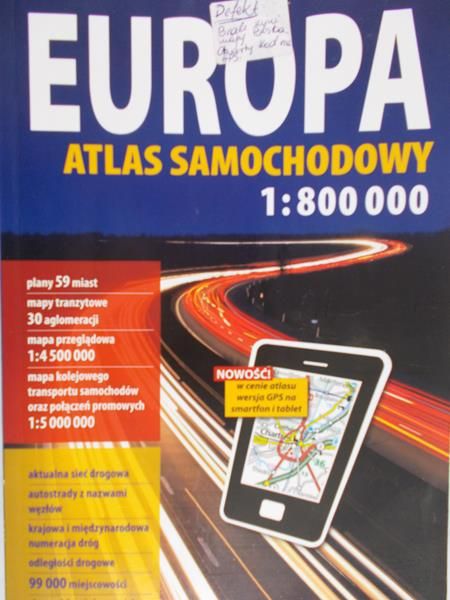 Europa Atlas samochodowy