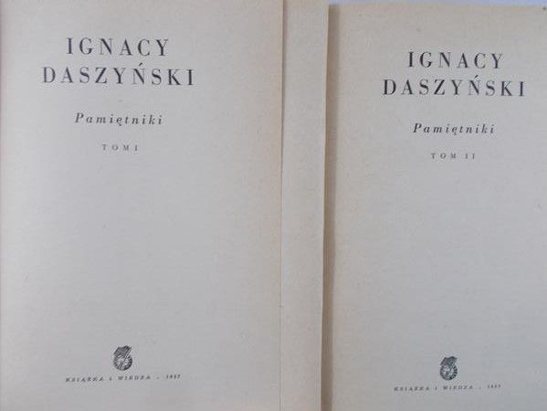 Daszyński Ignacy - Pamiętniki, Tom I-II