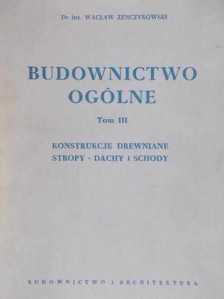 Zenczykowski Wacław - Budownictwo ogólne