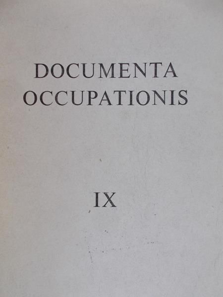 Trzeciakowski Lech (red.) - Documenta Occupationis IX