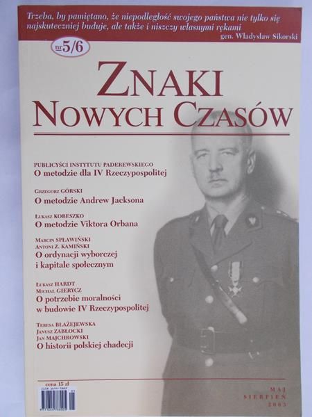 Wyszyński Stefan - Znaki Nowych Czasów. Nr 5/6