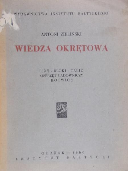Zieliński Antoni  - Wiedza okrętowa, 1950 r.