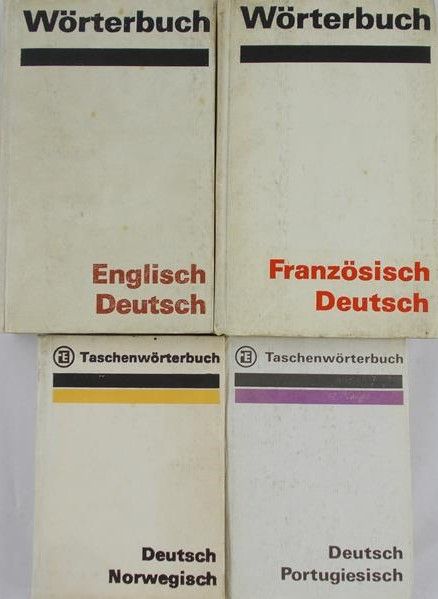 Worterbuch/Taschenworterbuch - zestaw 4 książek
