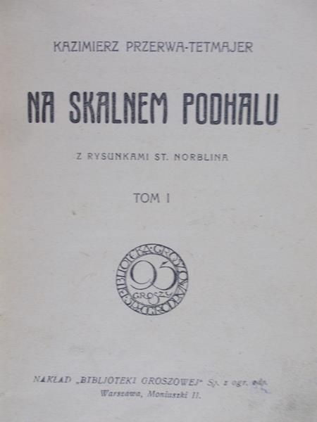 Przerwa Tetmajer Kazimierz - Na skalnem Podhalu, 1926 r.