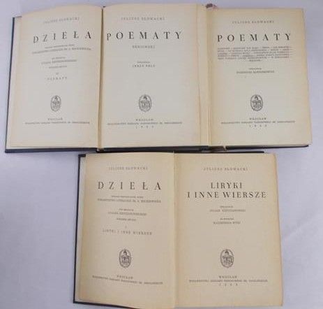 Słowacki Juliusz - Dzieła, Tom I-III