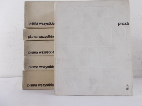 Norwid Cyprian Kamil - Pisma wszystkie, tom III, VI, VII, IX, X, XI