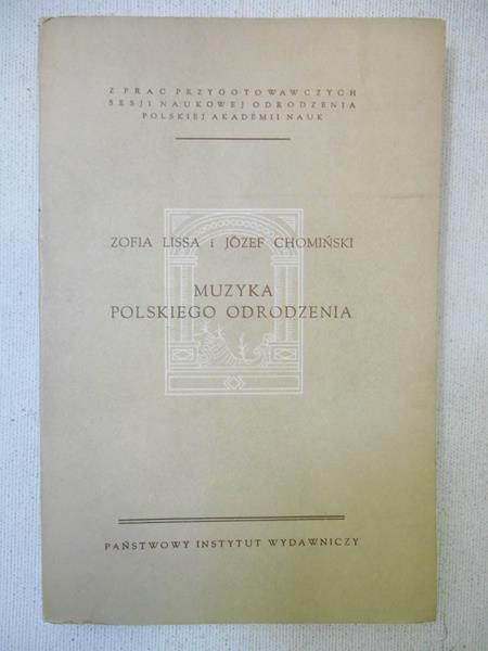 Lissa Zofia - Muzyka polskiego odrodzenia