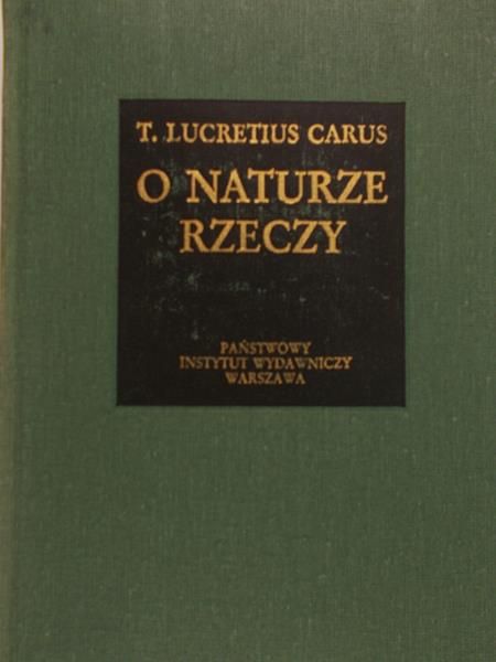 Lucretius Carus Titus - O naturze rzeczy