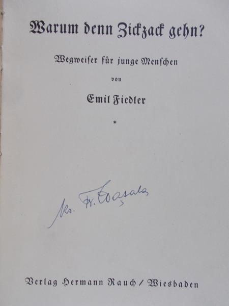 Fiedler Emil - Barum denn Bidgad gehn ?,