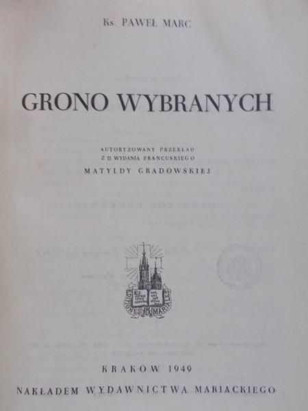 Marc Paweł - Grono Wybranych, 1949 r