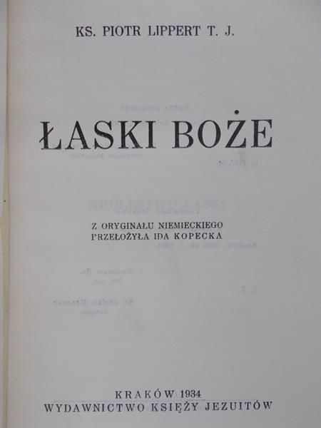 Lippert Piotr - Łaski Boże, 1934 r.