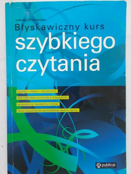 Mierwińska Jadwiga - Błyskawiczny kurs szybkiego czytania