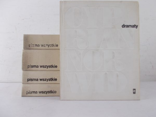 Norwid Cyprian  - Pisma Wszystkie, tom I-V
