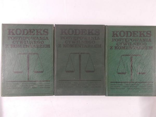 Ereciński Tadeusz  -  Kodeks postępowania cywilnego z komentarzem, tom I-III