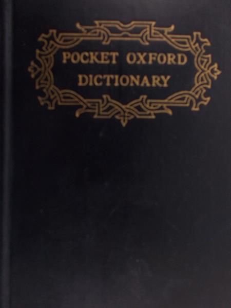 The Pocket Oxford Dictionary of Current English, 1939 r.