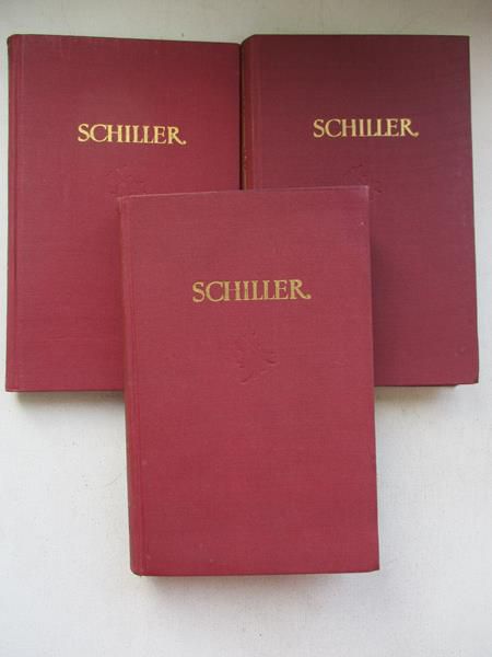 Schiller Fryderyk - Dzieła wybrane, Tom I-III