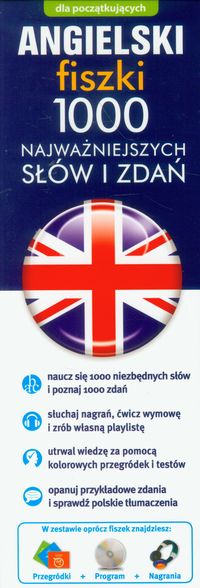 Angielski. Fiszki 1000 najważniejszych słów i zdań,