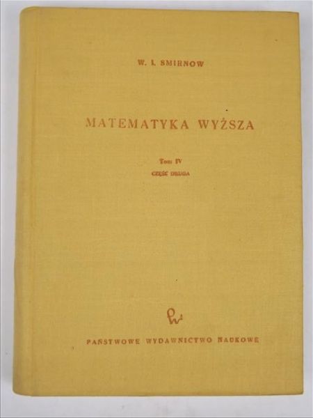 Matematyka wyższa, Tom IV, cz. II