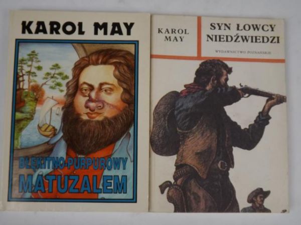 May Karol - Błękitno-purpurowy Matuzalem / Syn Łowcy Niedźwiedzi