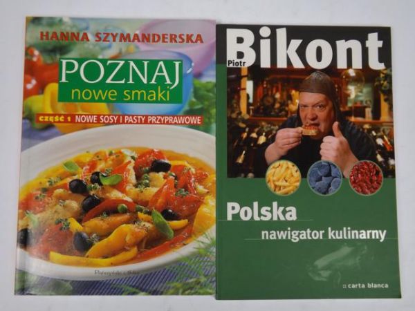 Szymanderska Hanna,   - Poznaj nowe smaki, Polska nawigator kulinarny, 2 książki