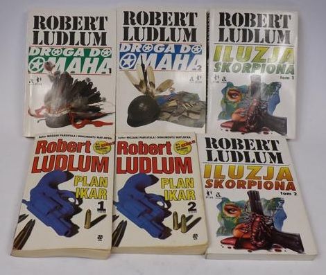 Ludlum Robert - Zbiór dzieł, 6 książek