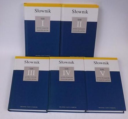 Słowniki językowe Gazety Wyborczej, Tomy I-V