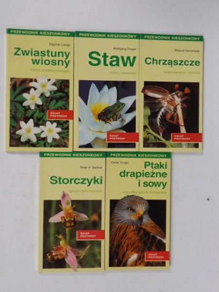 Świat przyrody. Przewodnik kieszonkowy, 5 książek