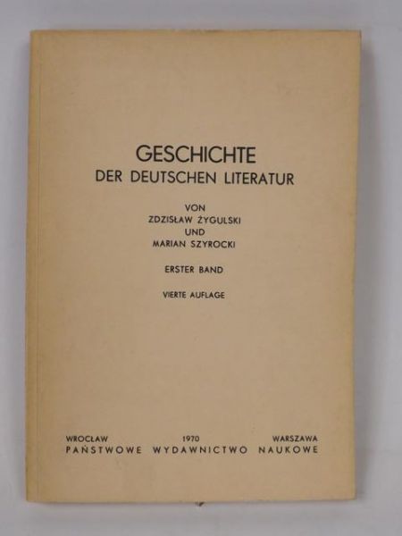 Szyrocki Marian - Gesichte der Deutschen Literatur