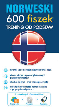Norweski 600 fiszek Trening od podstaw, Nowa