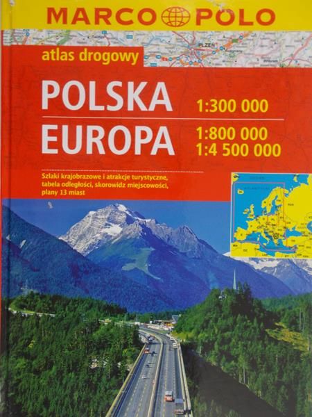 Atlas drogowy Europa i Polska. Marco Polo