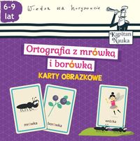 Dybowska Bożena -  Karty obrazkowe Ortografia z mrówką i borówką 6-9 lat