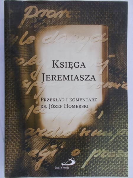 Homerski Józef - Księga Jeremiasza