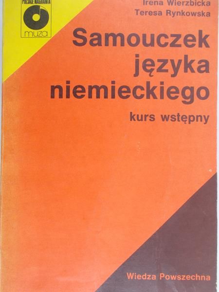Wierzbicka Irena - Samouczek języka niemieckiego. Kurs wstępny
