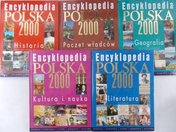 Encyklopedia Polska 2000 - zestaw 5 książek