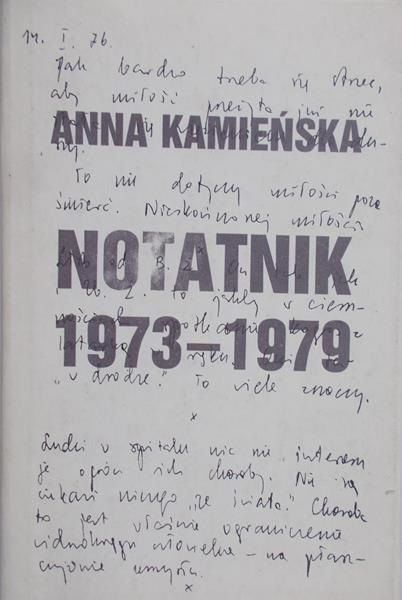 Kamieńska Anna - Notatnik 1965-1972