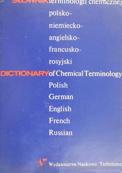 Kemula Wiktor - Słownik terminologii chemicznej polsko-niemiecko-angielsko-francusko-rosyjski