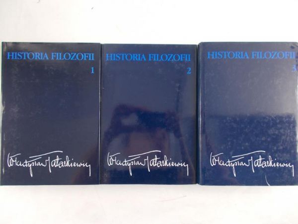 Tatarkiewicz Władysław - Historia filozofii, Tom I-III