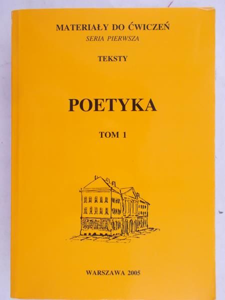 Ulicka Danuta (opr.) - Poetyka, Tom I
