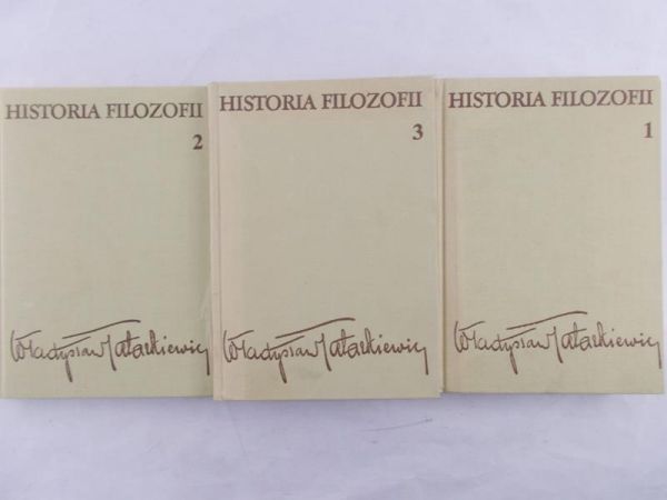 Tatarkiewicz Władysław - Historia Filozofii, tom I-III