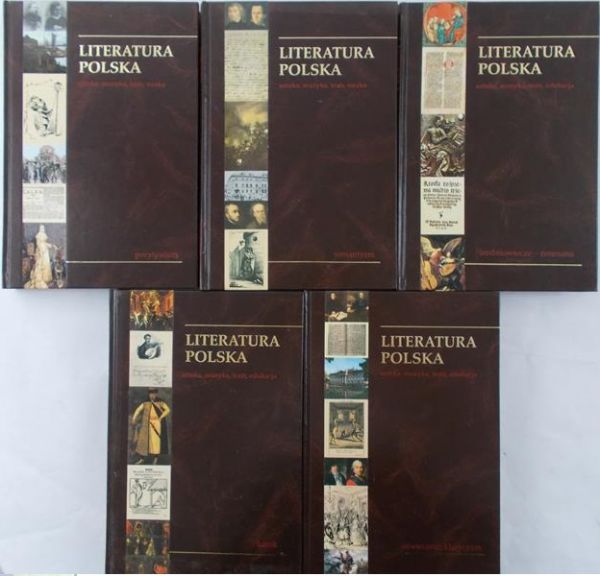 Szulc Marian (red.) - Literatura polska. Tom I-V, Zestaw
