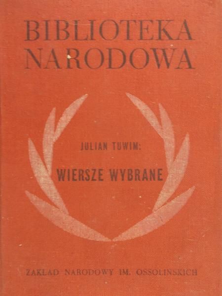 Tuwim Julian  -  Wiersze wybrane