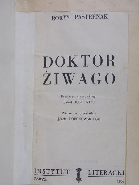 Pasternak Borys - Doktor Żiwago