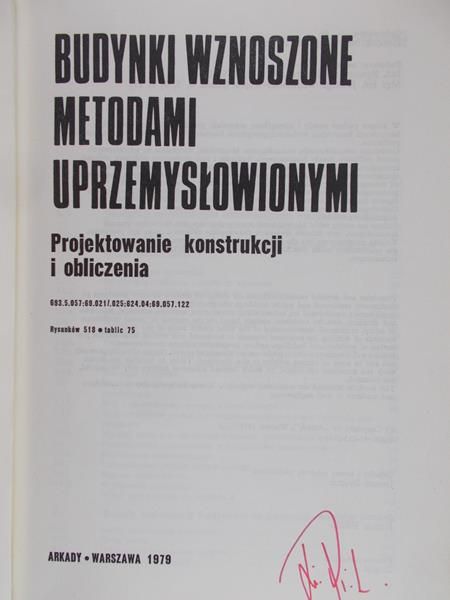 Cholewicki Andrzej - Budynki wznoszone metodami uprzemysłowionymi