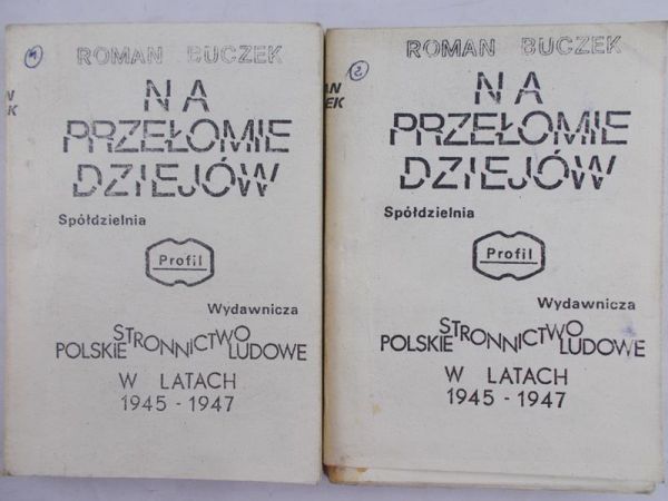 Buczek Roman - Na przełomie dziejów,Część I-II