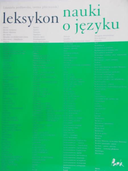 Podlawska Daniela - Leksykon nauki o języku