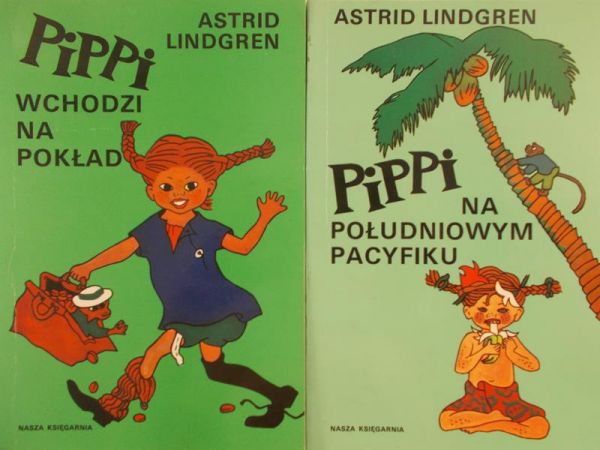 Lindgren Astrid - Pippi wchodzi na pokład / Pippi na południowym Pacyfiku