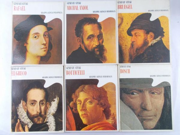 Rizzatti Maria Luisa - Geniusze sztuki, zestaw 6 książek